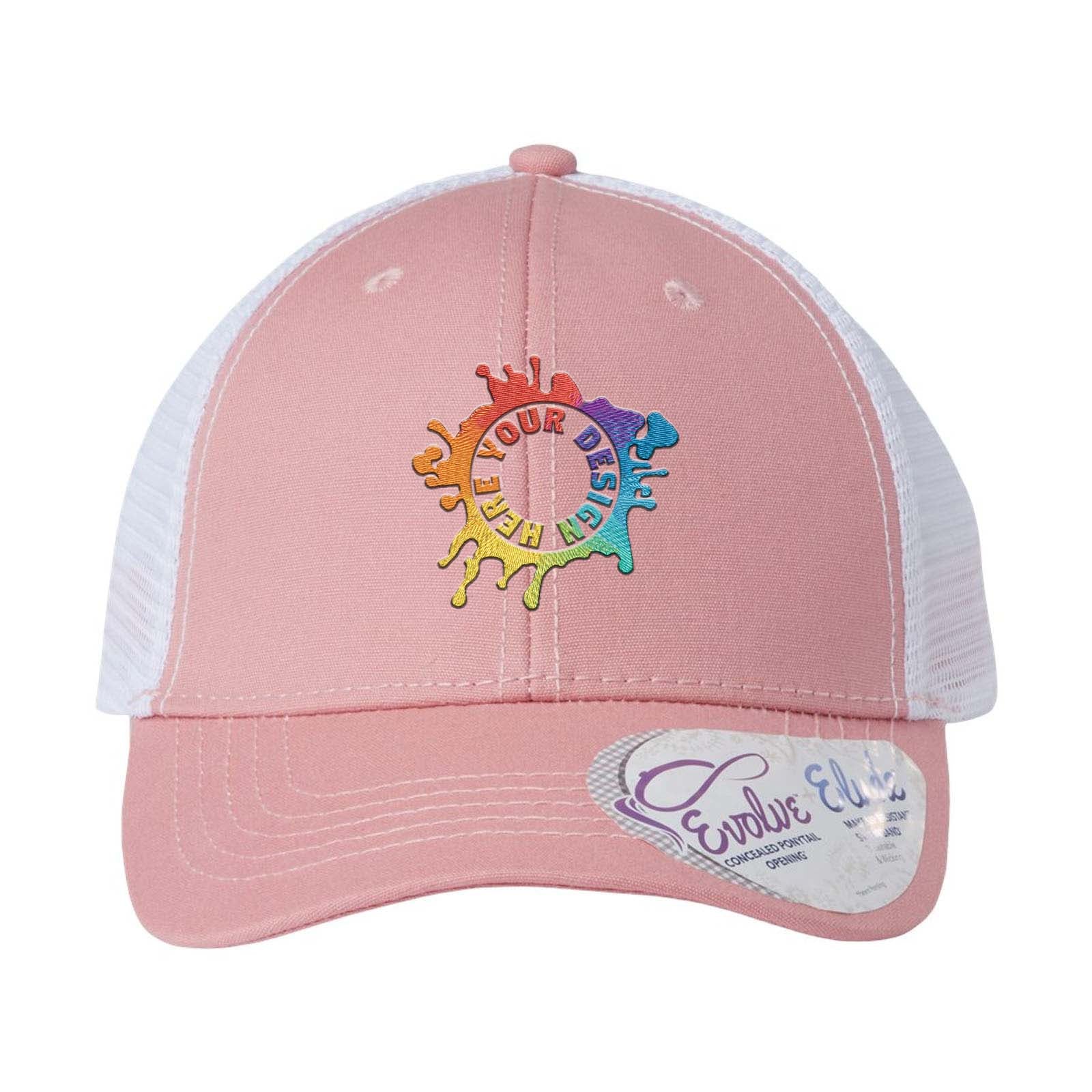 Embroidered Infinity Her Women's Modern Trucker Cap - Mato & Hash