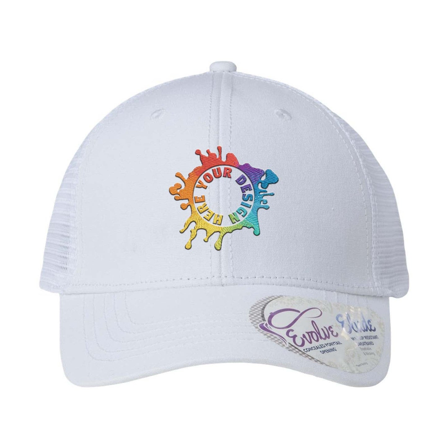Embroidered Infinity Her Women's Modern Trucker Cap - Mato & Hash