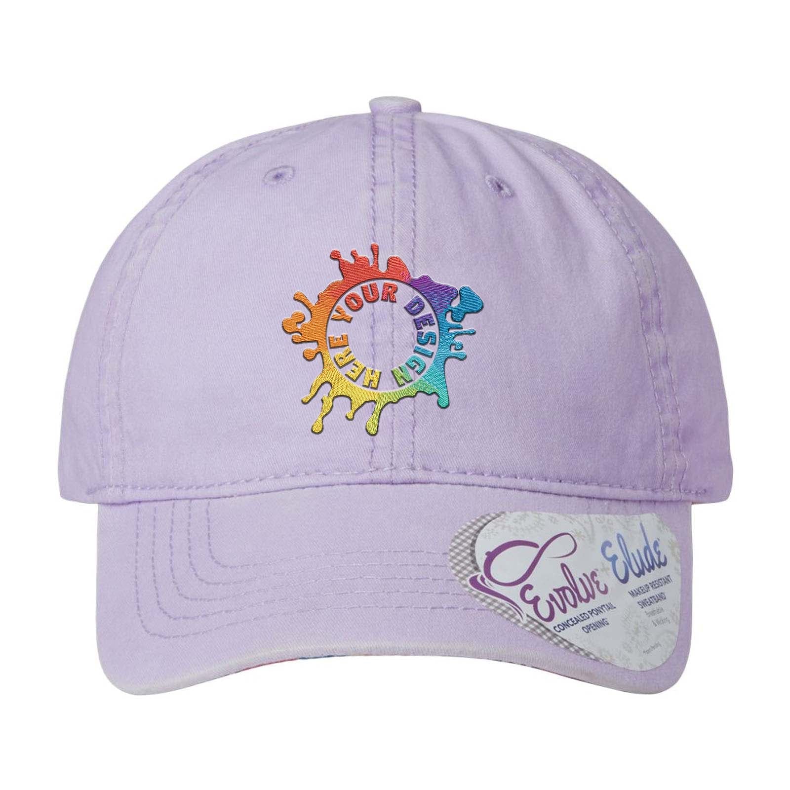 Embroidered Infinity Her Women's Pigment-Dyed Fashion Undervisor Cap - Mato & Hash