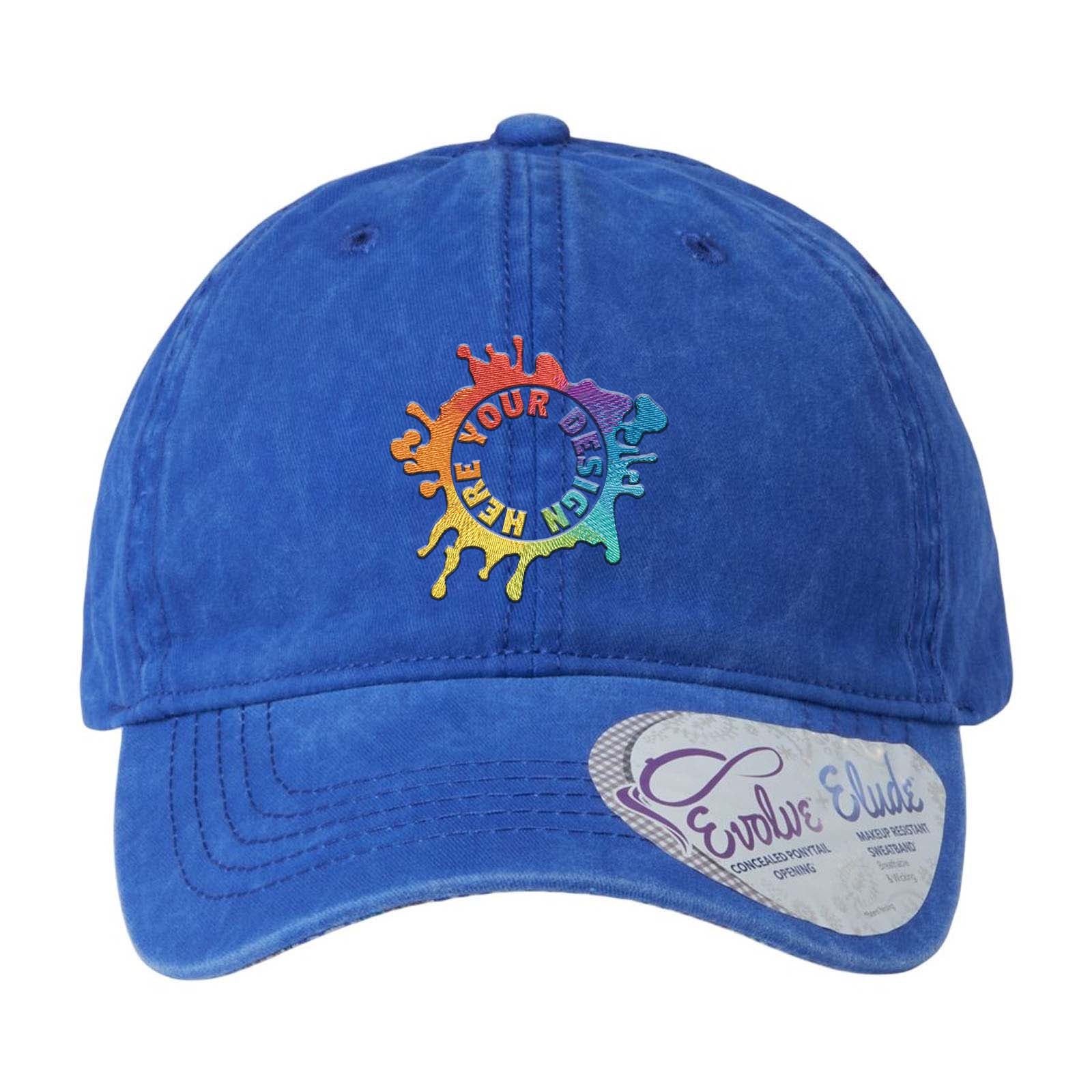 Embroidered Infinity Her Women's Pigment-Dyed Fashion Undervisor Cap - Mato & Hash