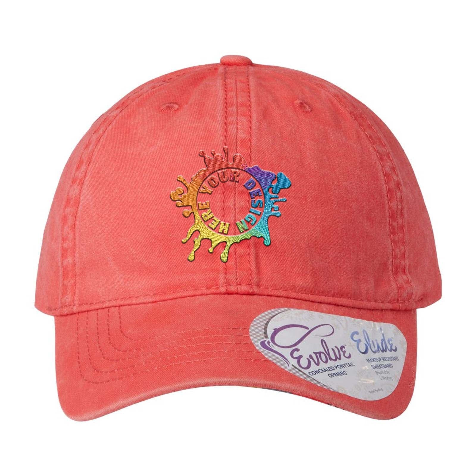 Embroidered Infinity Her Women's Pigment-Dyed Fashion Undervisor Cap - Mato & Hash