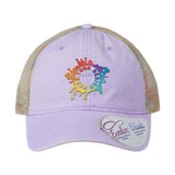 Embroidered Infinity Her - Women's Washed Mesh Back Cap - Mato & Hash