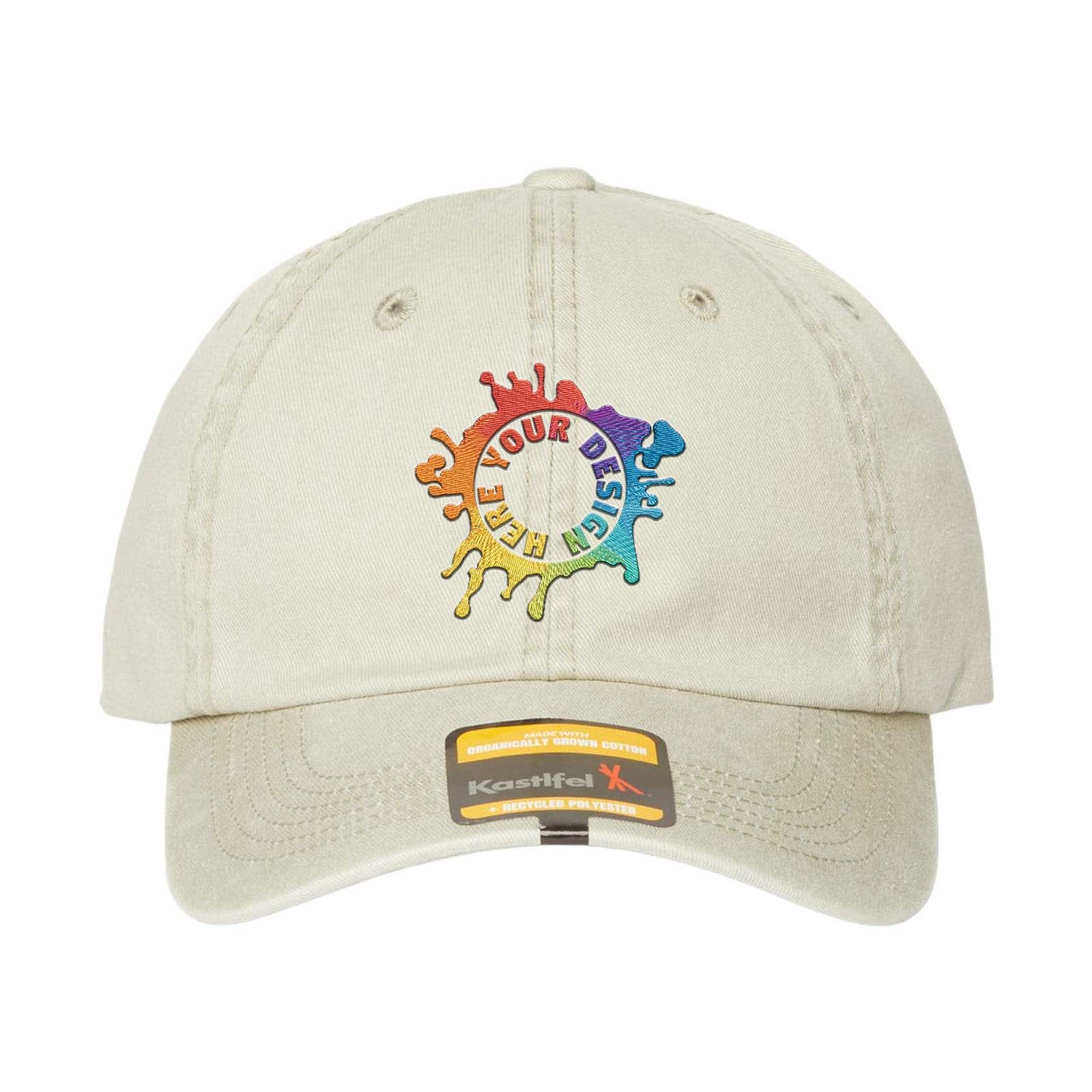 Embroidered Kastlfel Rooney Pigment Dyed Dad Hat - Mato & Hash