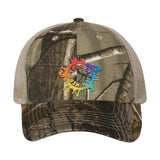 Embroidered Kati Licensed Camo Mesh Back Cap - Mato & Hash