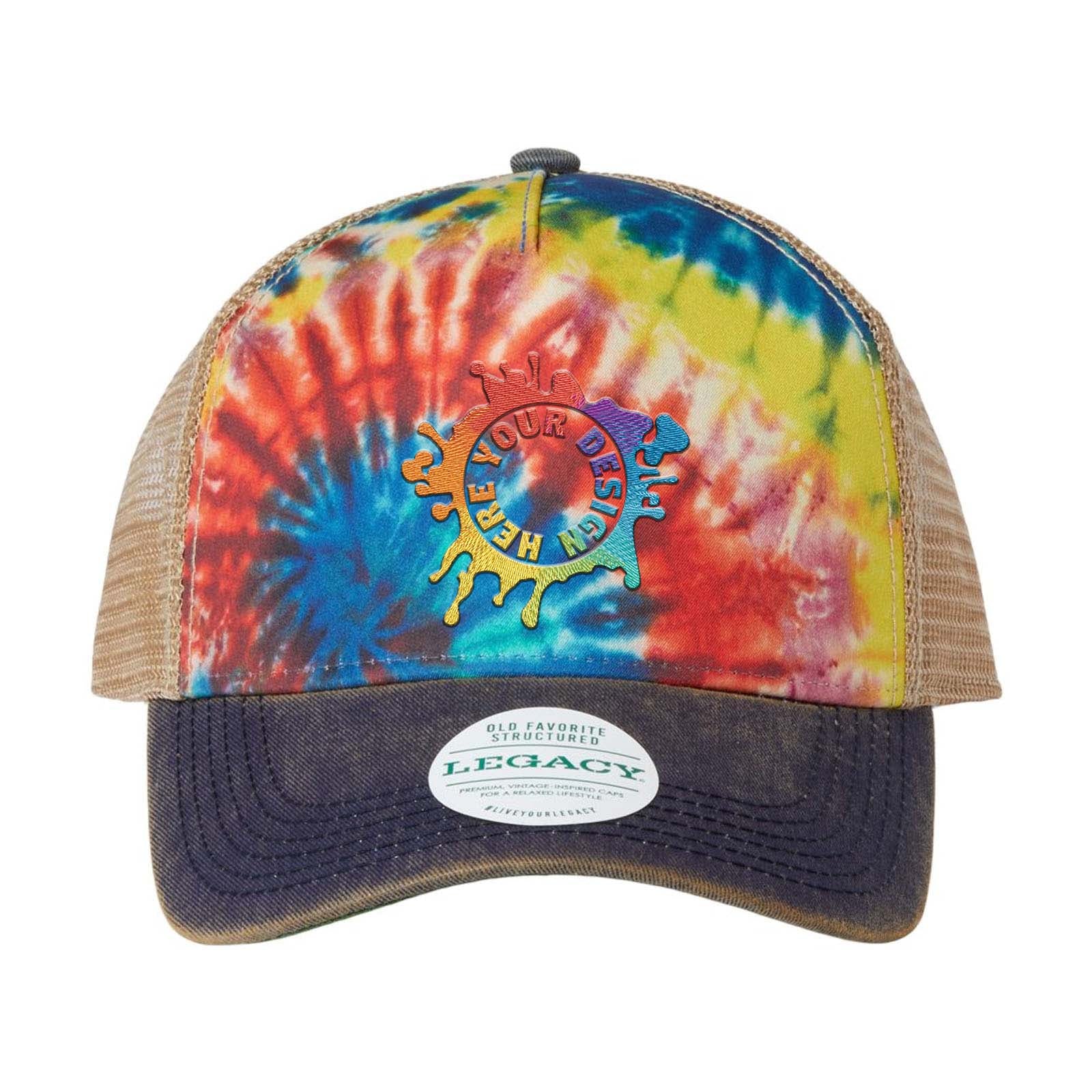 Embroidered LEGACY - Old Favorite Five-Panel Trucker Cap - Mato & Hash