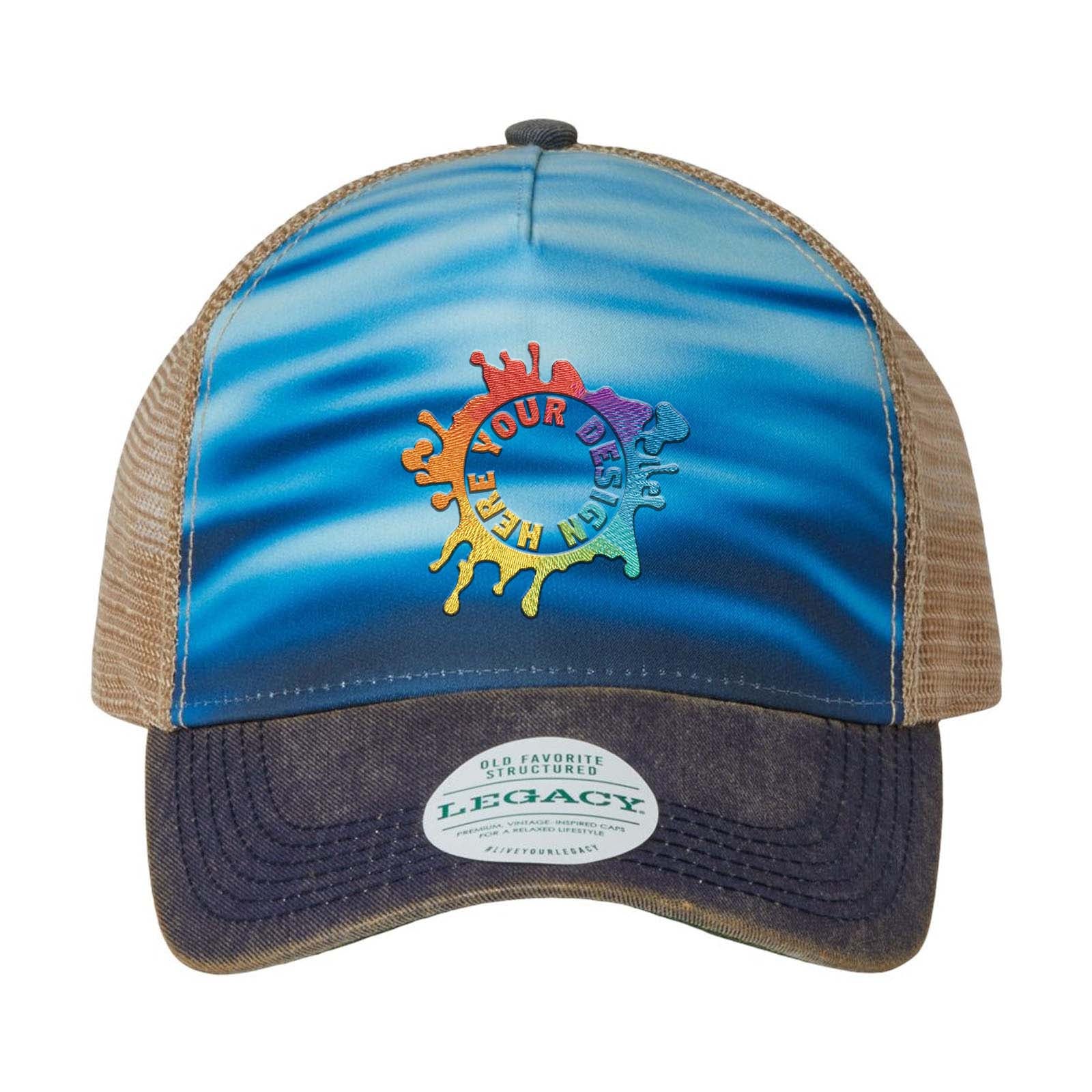 Embroidered LEGACY - Old Favorite Five-Panel Trucker Cap - Mato & Hash