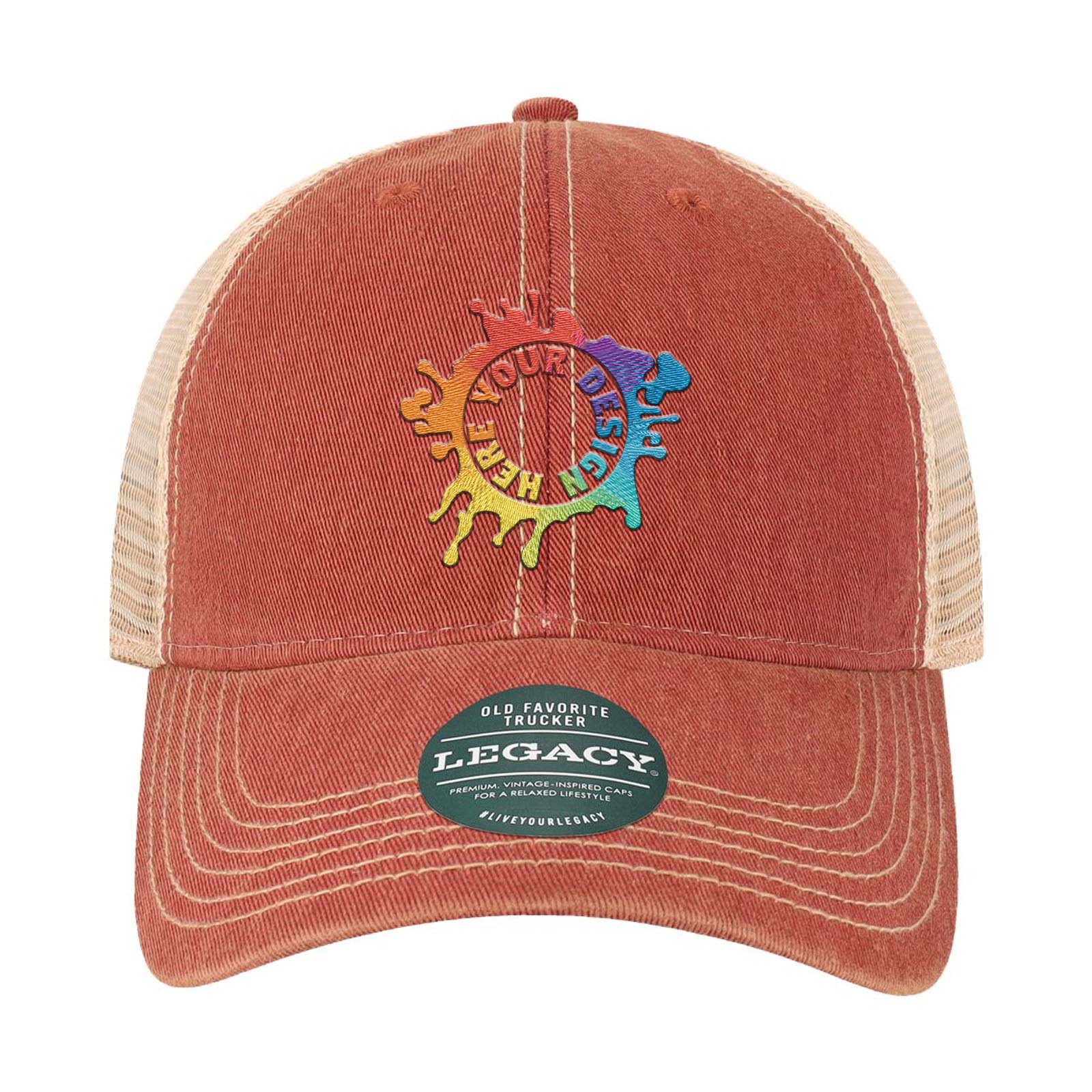 Embroidered LEGACY Youth Old Favorite Trucker Cap - Mato & Hash