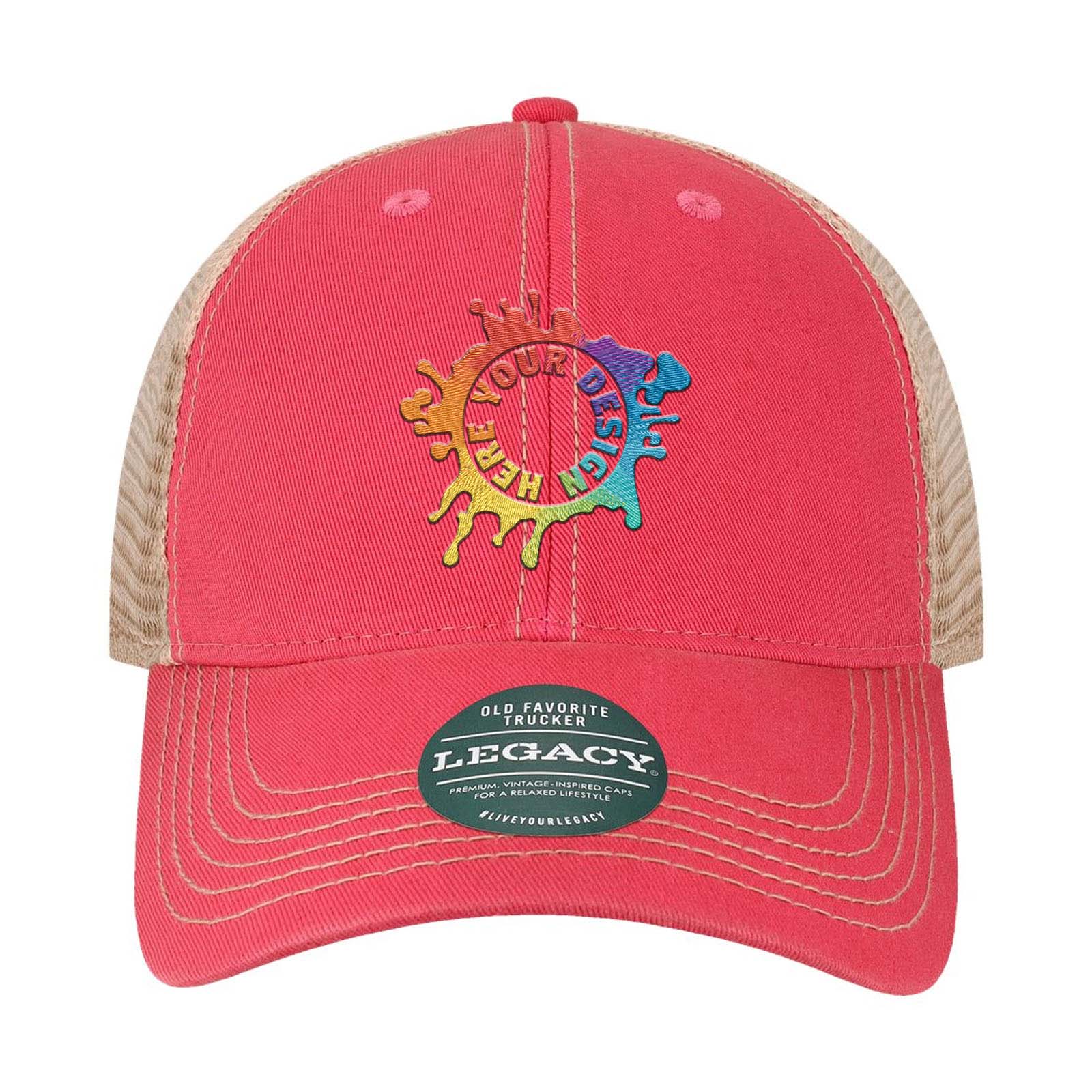 Embroidered LEGACY Youth Old Favorite Trucker Cap - Mato & Hash