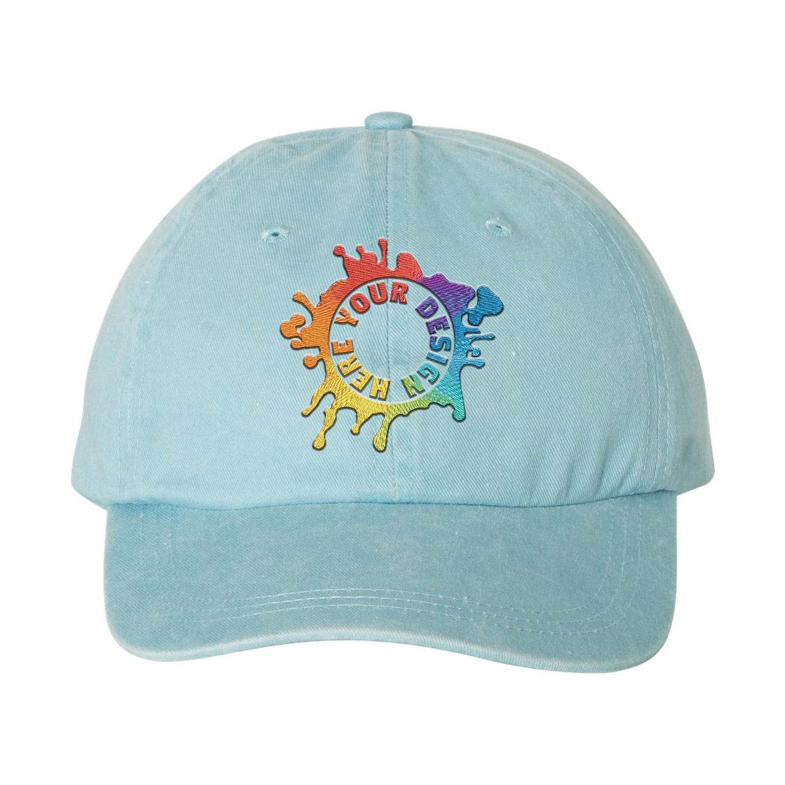 Embroidered Mega Cap Pigment-Dyed Twill Cap - Mato & Hash