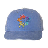 Embroidered Mega Cap Pigment-Dyed Twill Cap - Mato & Hash