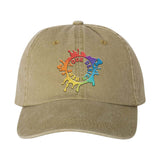 Embroidered Mega Cap Pigment-Dyed Twill Cap - Mato & Hash