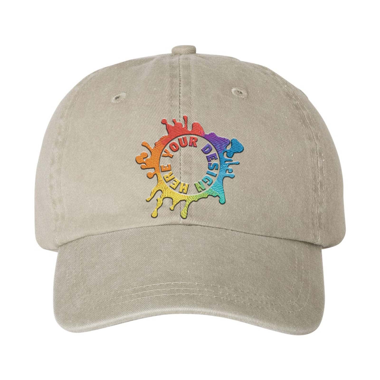 Embroidered Mega Cap Pigment-Dyed Twill Cap - Mato & Hash