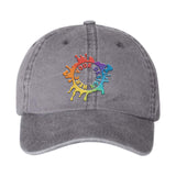 Embroidered Mega Cap Pigment-Dyed Twill Cap - Mato & Hash