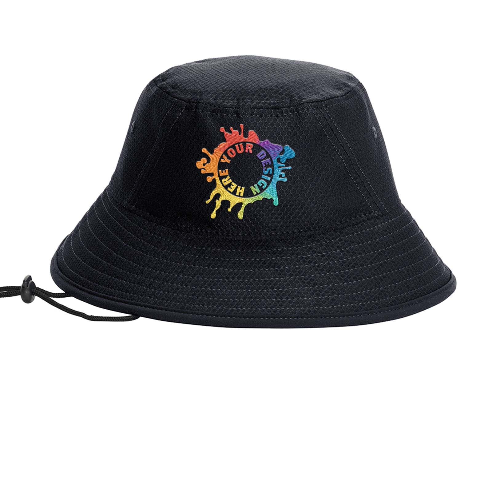 Embroidered New Era Hex Era Bucket Hat True Navy/True Navy / M/L