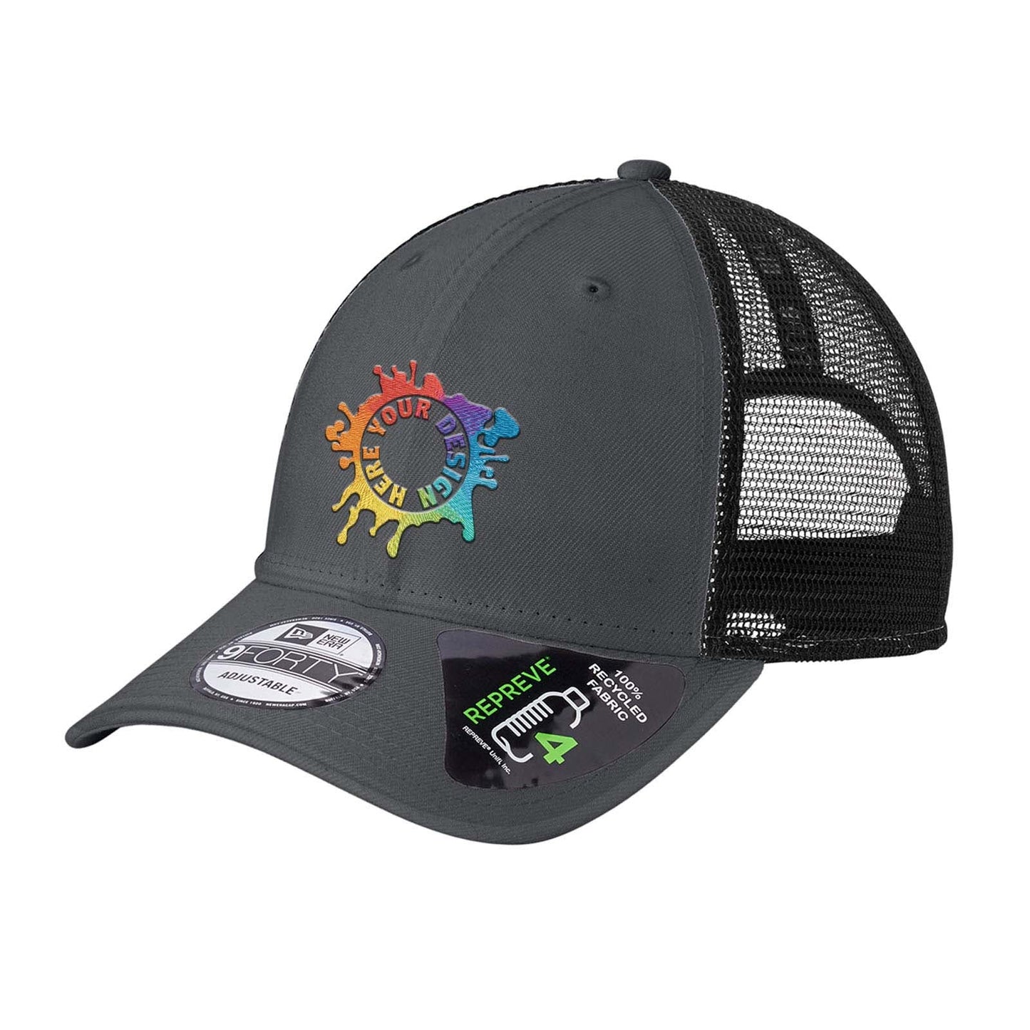 Embroidered New Era® Recycled Snapback Cap - Mato & Hash