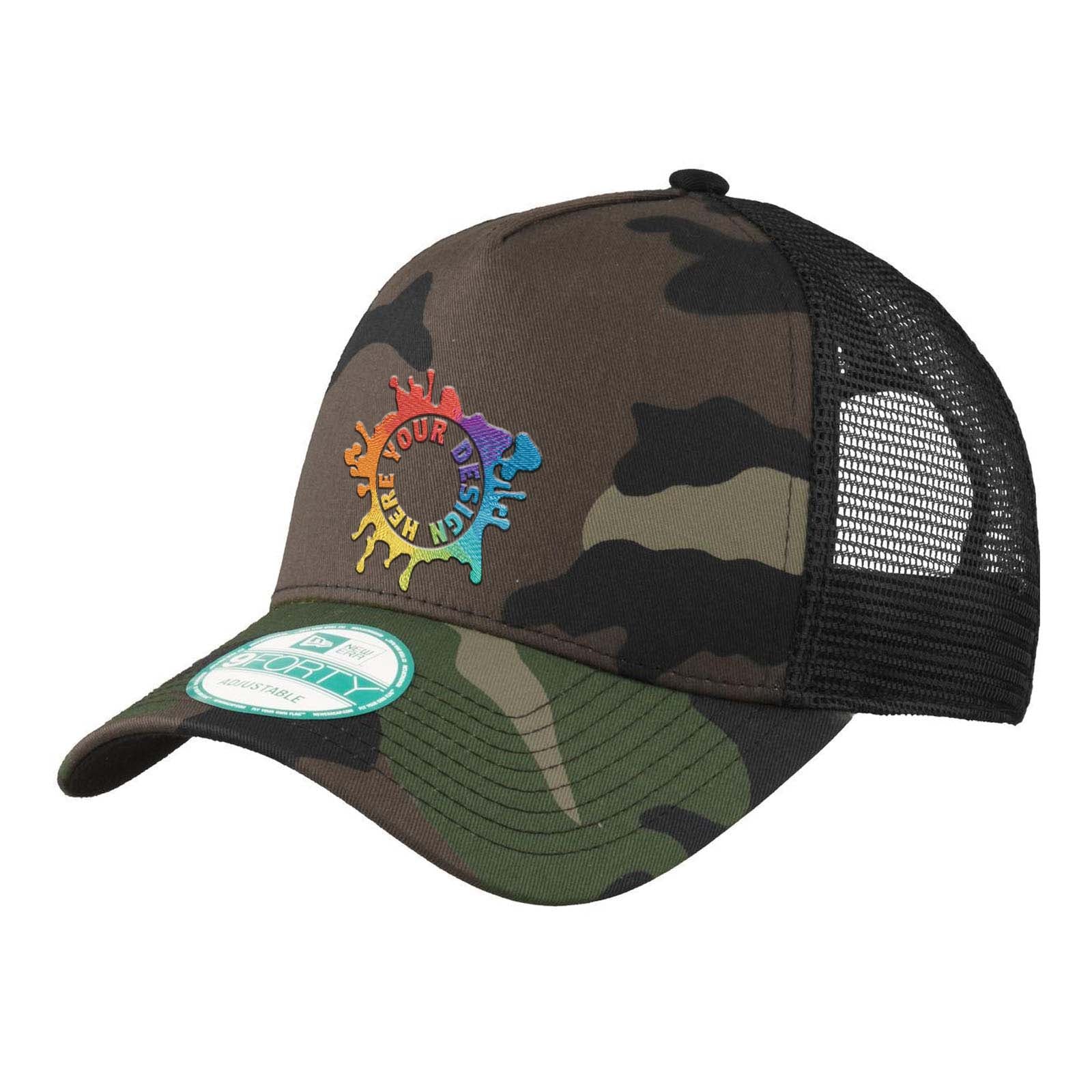 Embroidered New Era® Snapback Trucker Cap - Mato & Hash