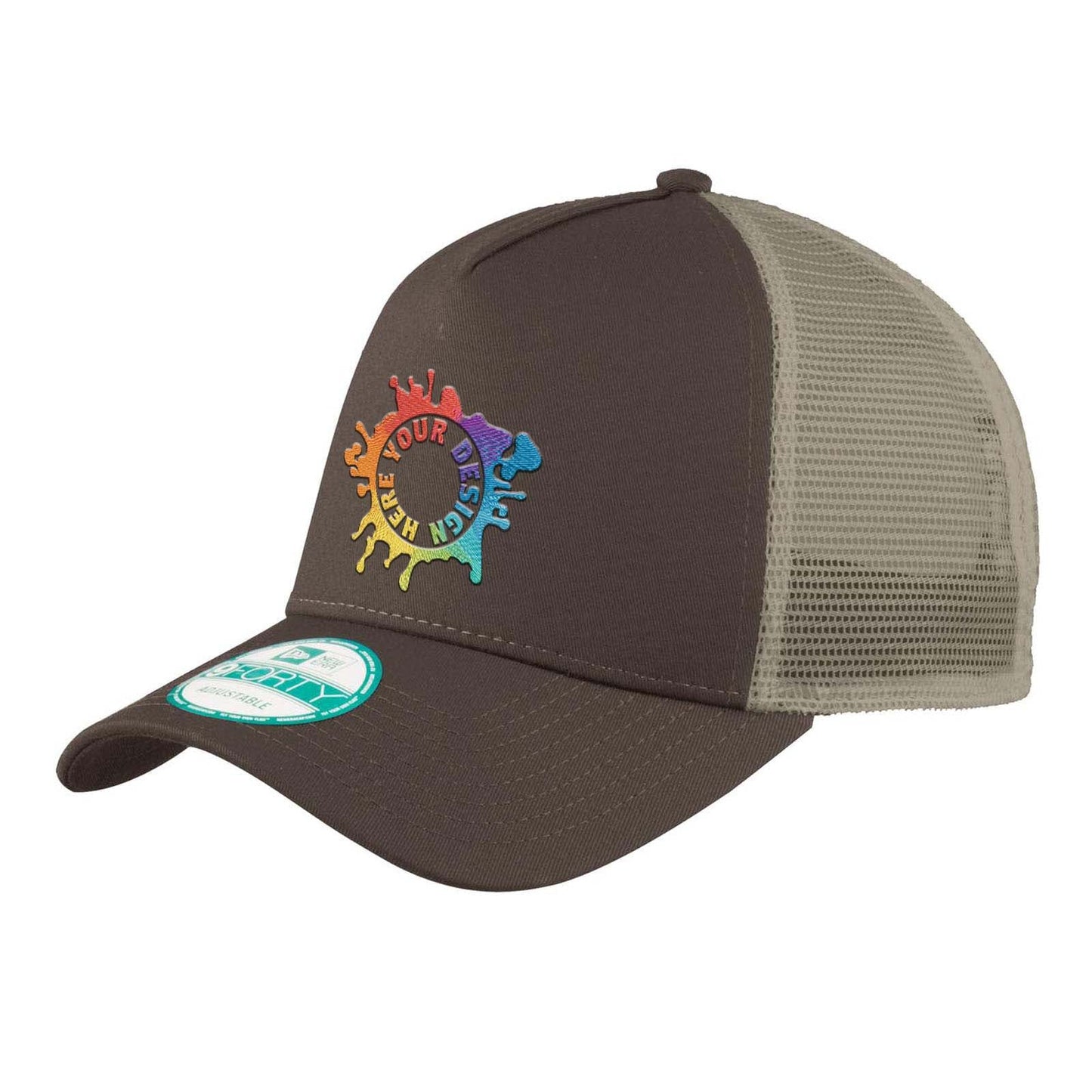 Embroidered New Era® Snapback Trucker Cap - Mato & Hash