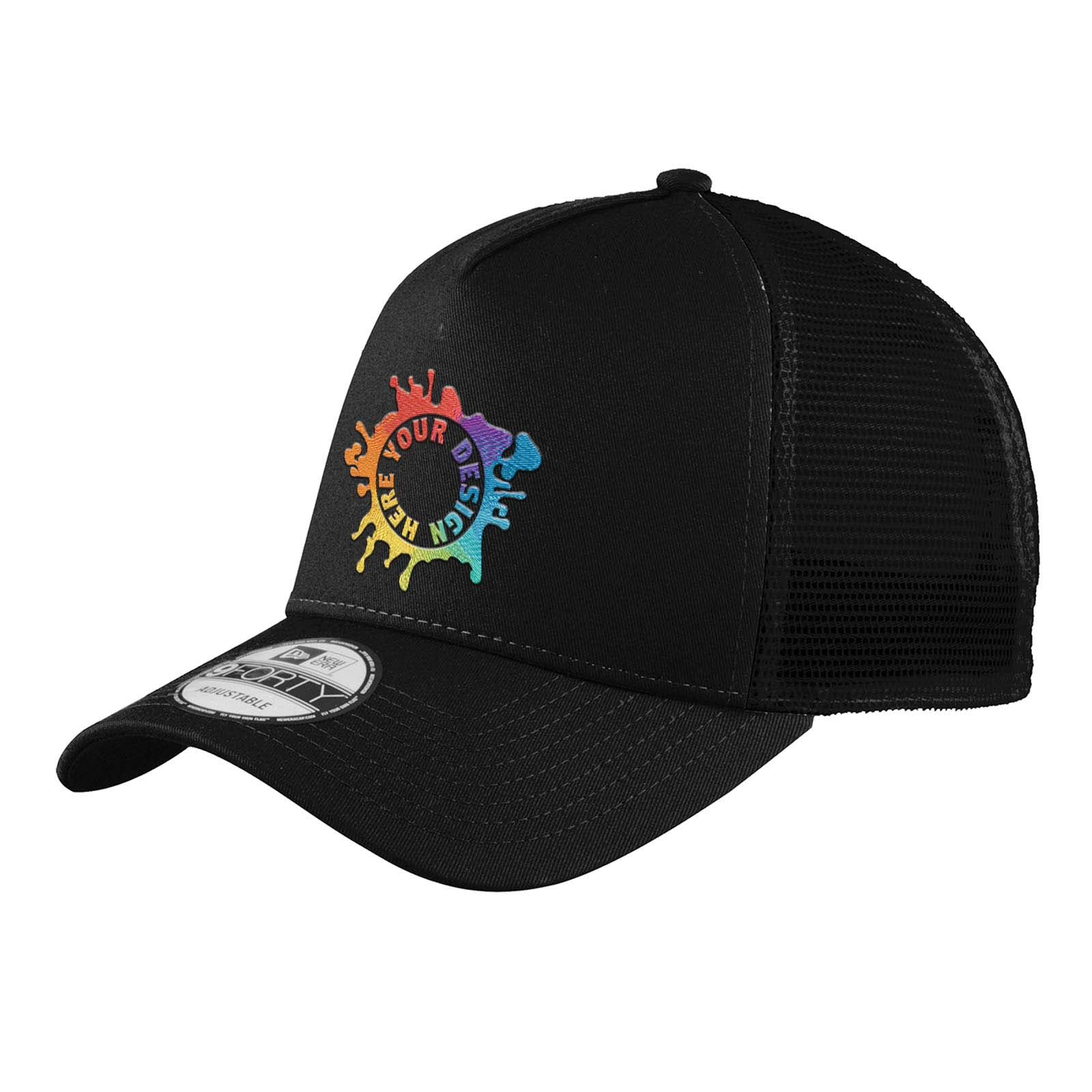 Embroidered New Era® Snapback Trucker Cap - Mato & Hash