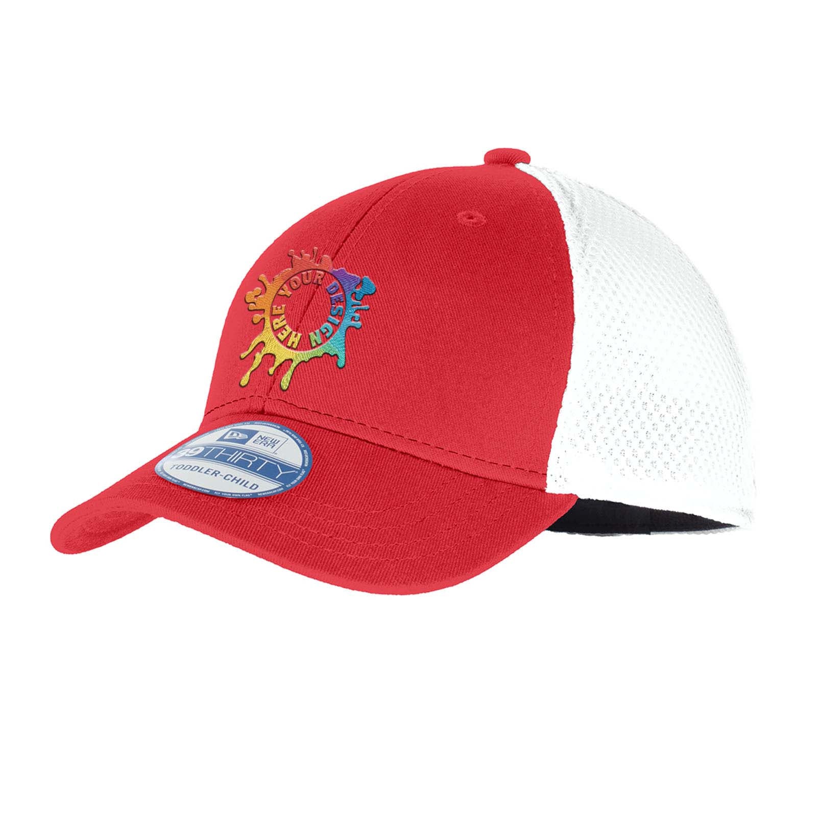 Embroidered New Era® Youth Stretch Mesh Cap - Mato & Hash
