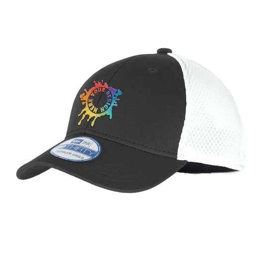 Embroidered New Era® Youth Stretch Mesh Cap - Mato & Hash