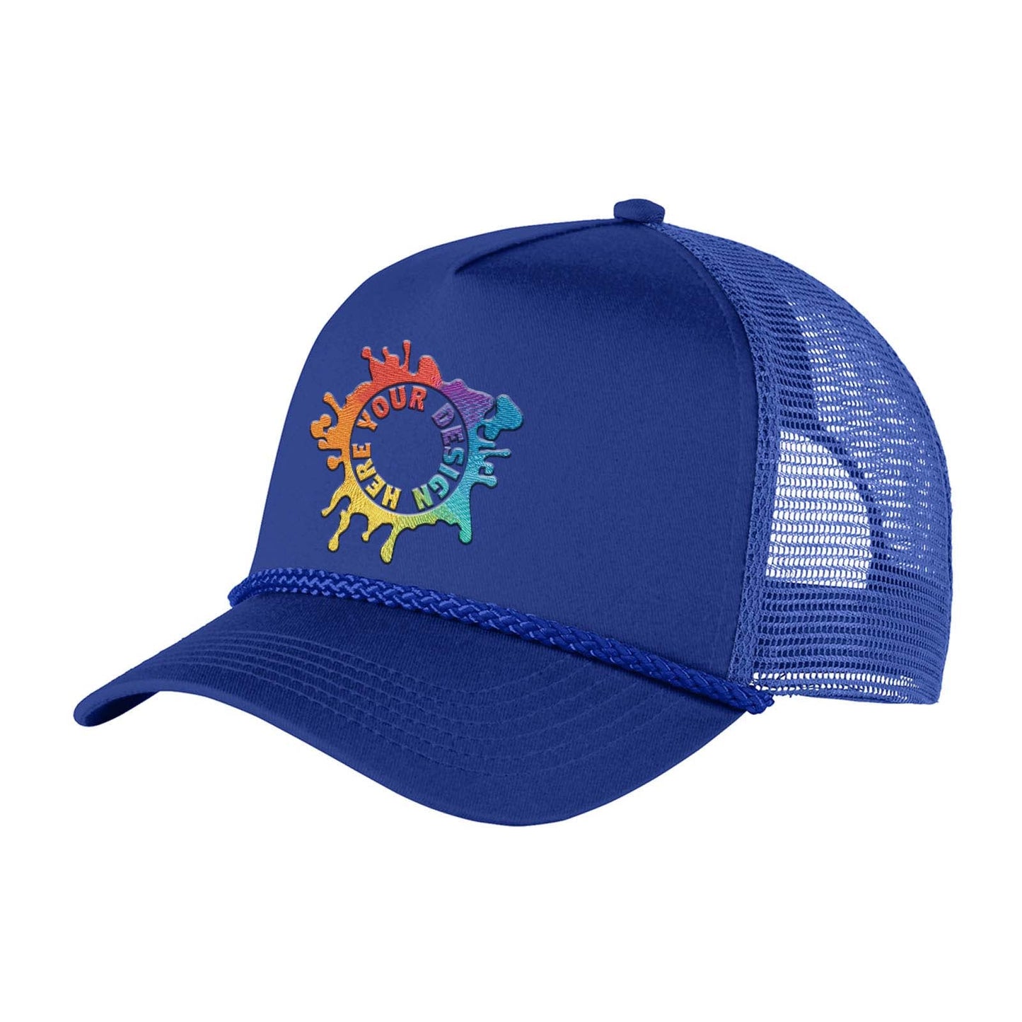 Embroidered Port Authority® 5-Panel Snapback Cap - Mato & Hash