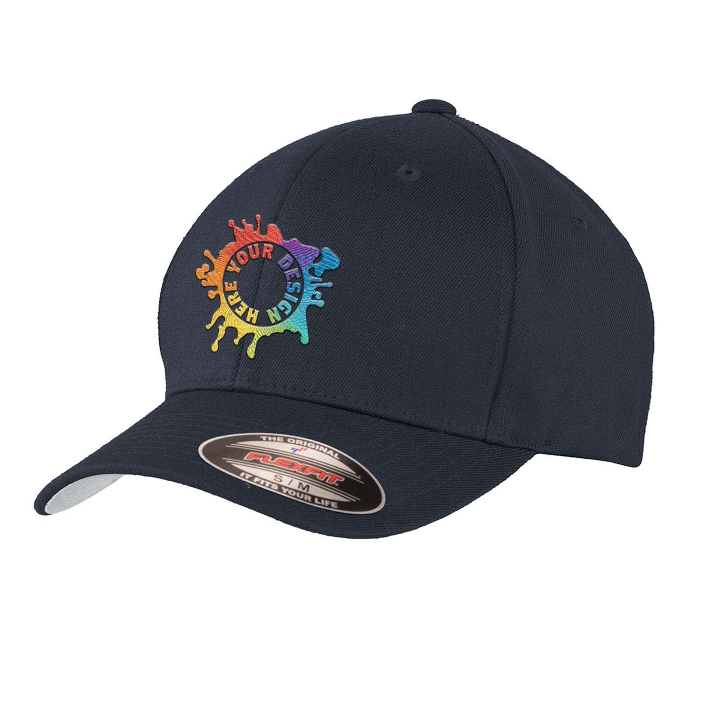 Embroidered Port Authority® Flexfit® Wool Blend Cap - Mato & Hash