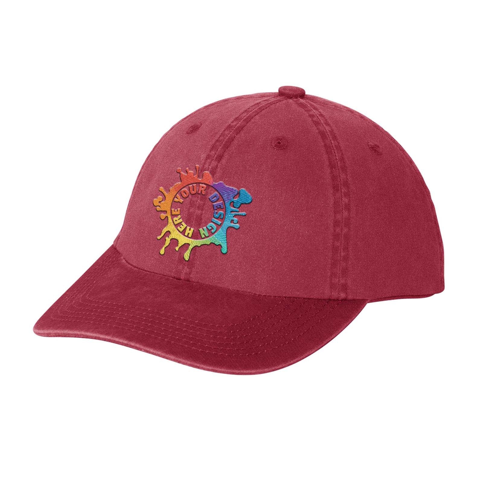 Embroidered Port Authority® Garment Washed Cap - Mato & Hash