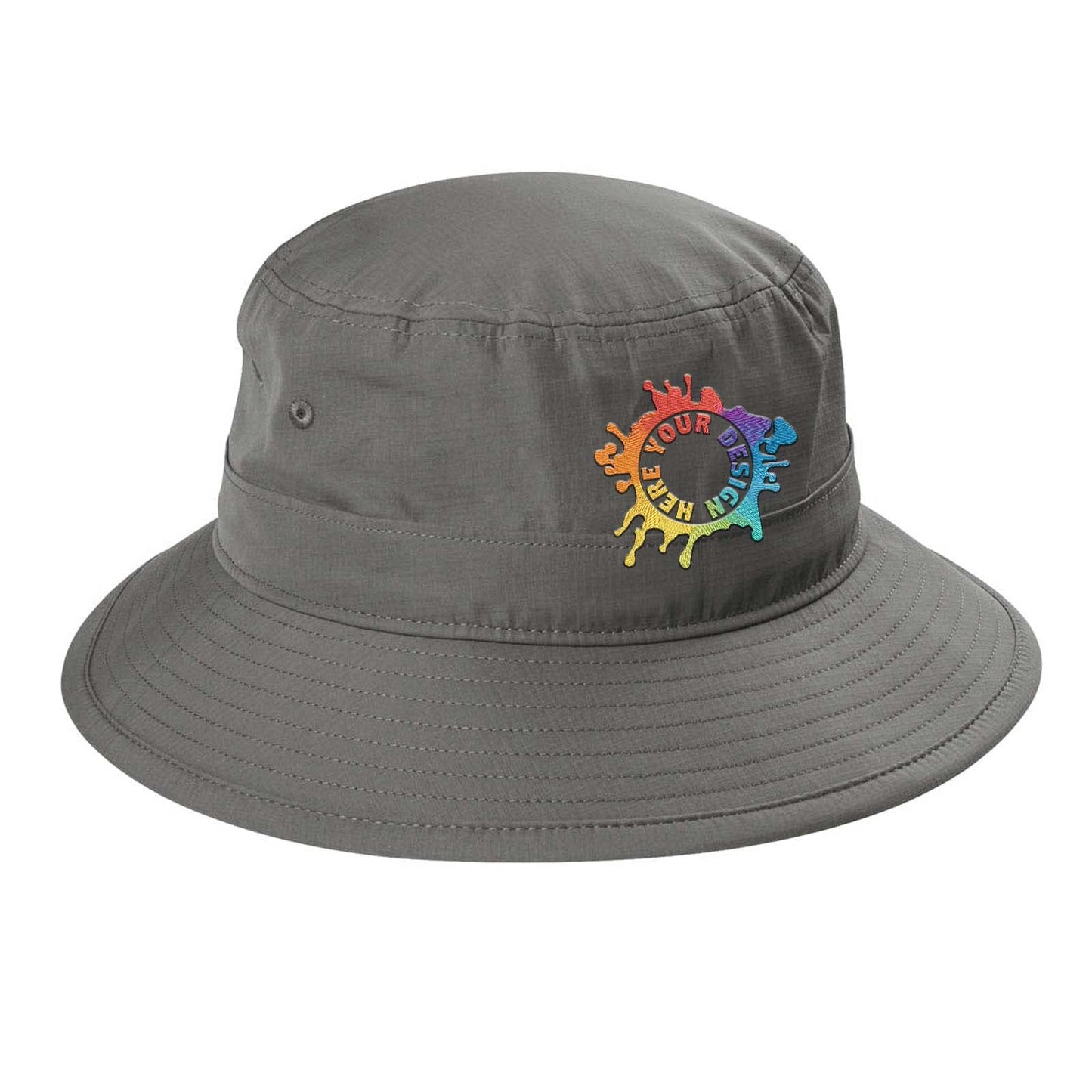 Embroidered Port Authority® Outdoor UV Bucket Hat - Mato & Hash