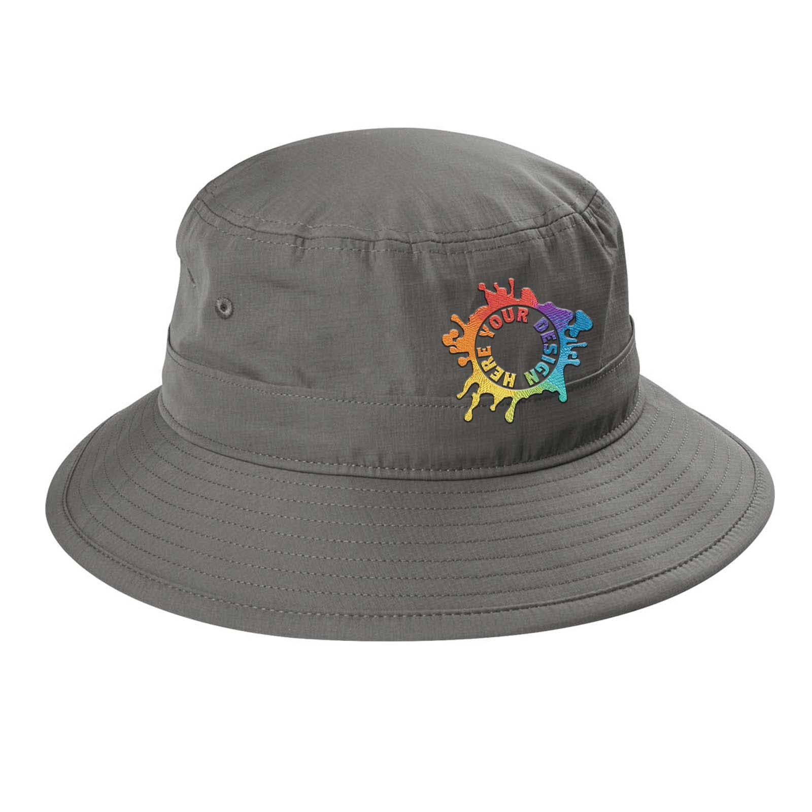 Embroidered Port Authority® Outdoor UV Bucket Hat - Mato & Hash