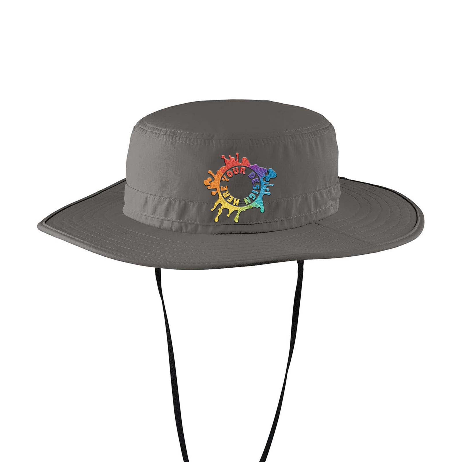 Embroidered Port Authority® Outdoor Wide-Brim Hat - Mato & Hash