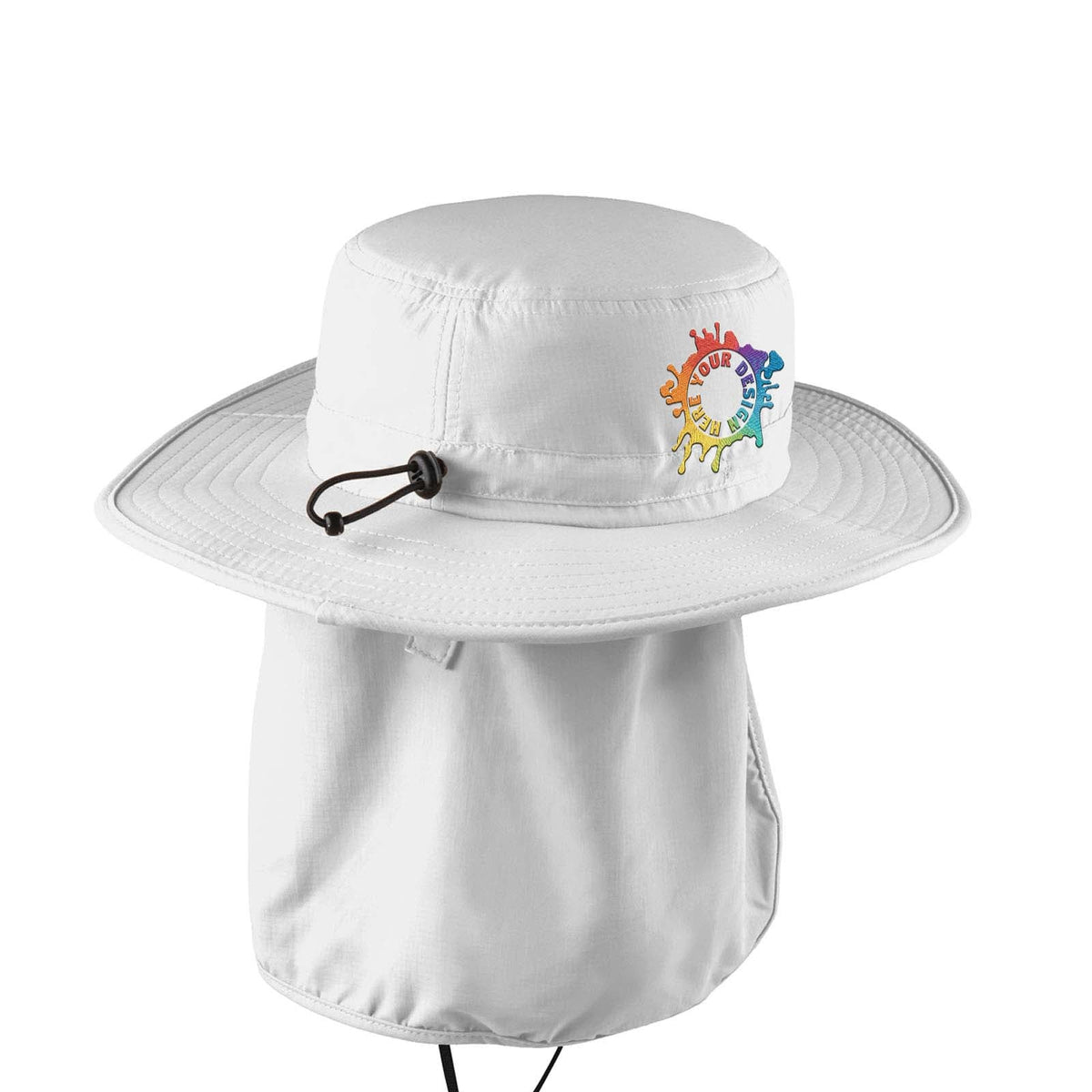 Embroidered Port Authority® Outdoor Wide-Brim Hat – Mato & Hash display picture 2