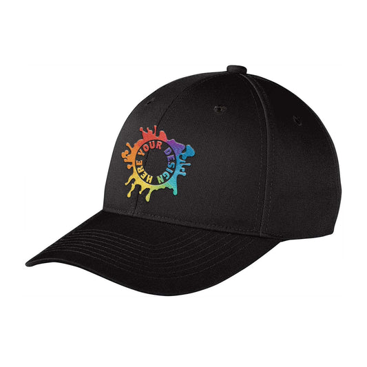 Embroidered Port Authority ® Snapback Fine Twill Cap - Mato & Hash