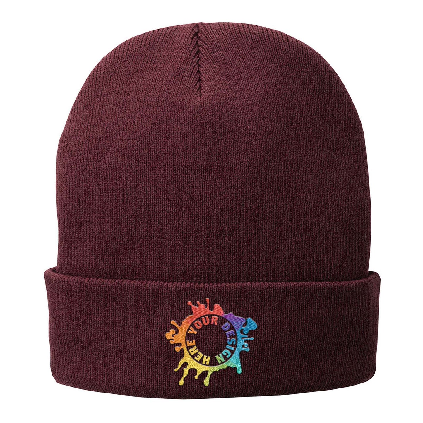 Embroidered Port & Company® Fleece-Lined Knit Cap - Mato & Hash