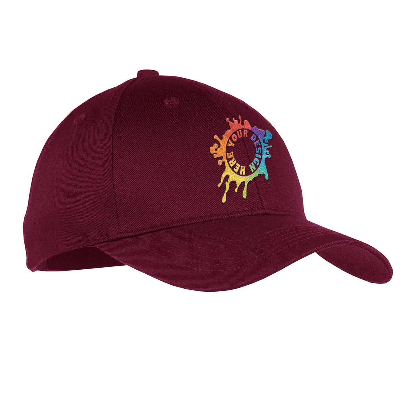 Embroidered Port & Company® Youth Six-Panel Twill Cap - Mato & Hash