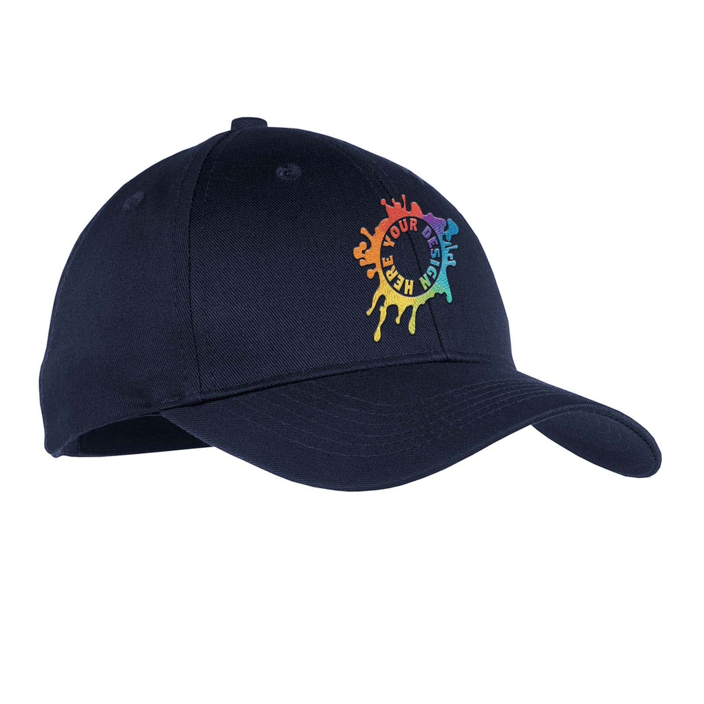 Embroidered Port & Company® Youth Six-Panel Twill Cap - Mato & Hash