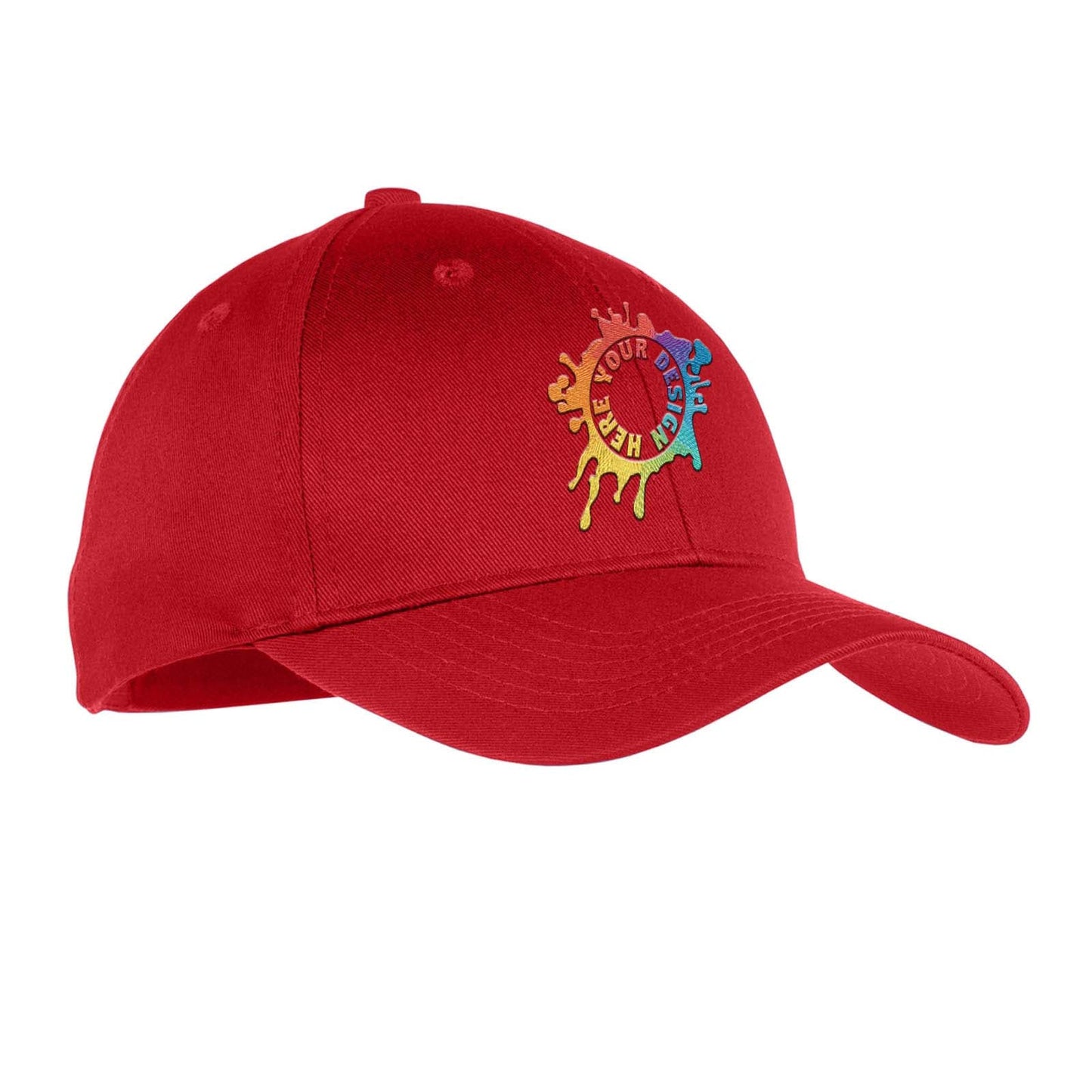 Embroidered Port & Company® Youth Six-Panel Twill Cap - Mato & Hash