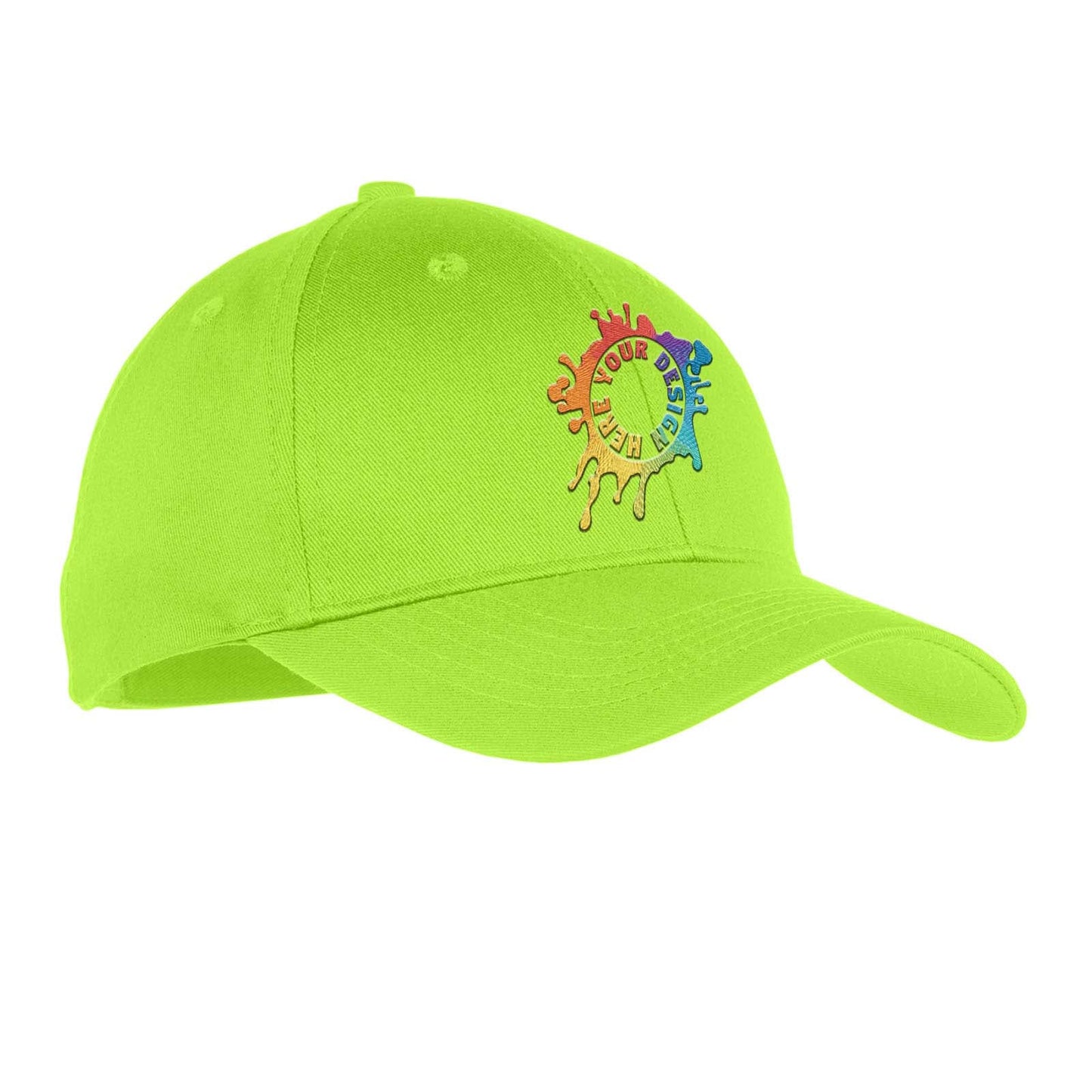 Embroidered Port & Company® Youth Six-Panel Twill Cap - Mato & Hash