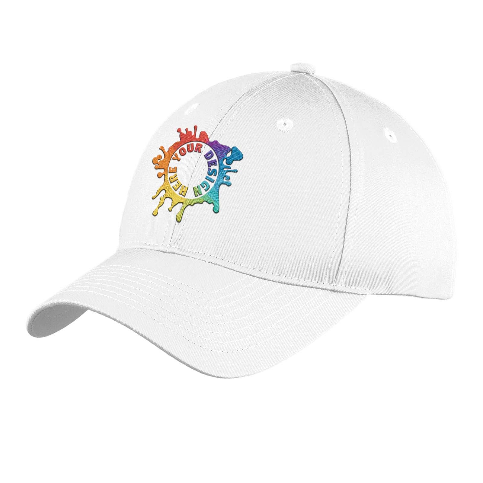 Embroidered Port & Company® Youth Six-Panel Unstructured Twill Cap - Mato & Hash