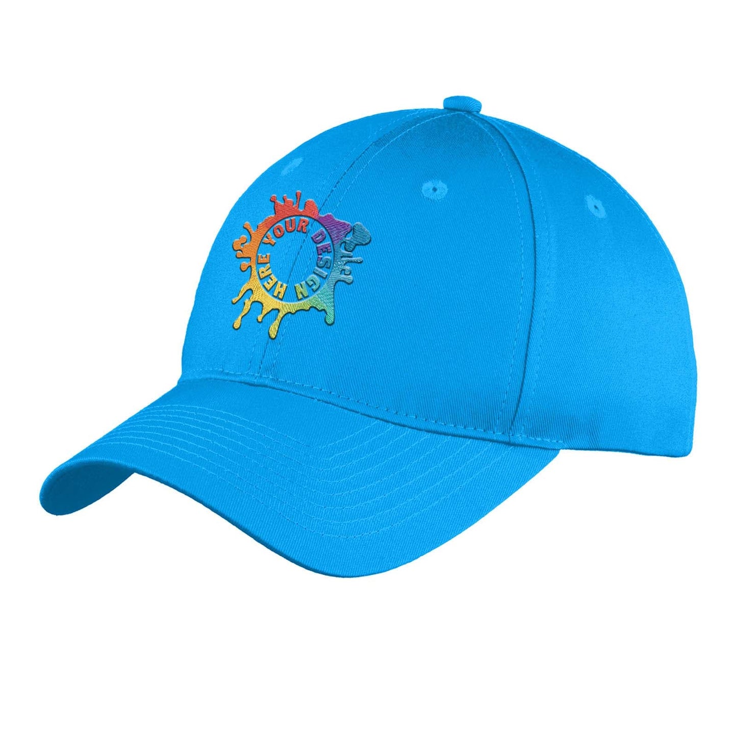 Embroidered Port & Company® Youth Six-Panel Unstructured Twill Cap - Mato & Hash