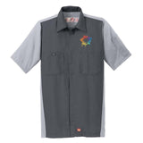 Embroidered Red Kap® Short Sleeve Ripstop Crew Shirt - Mato & Hash