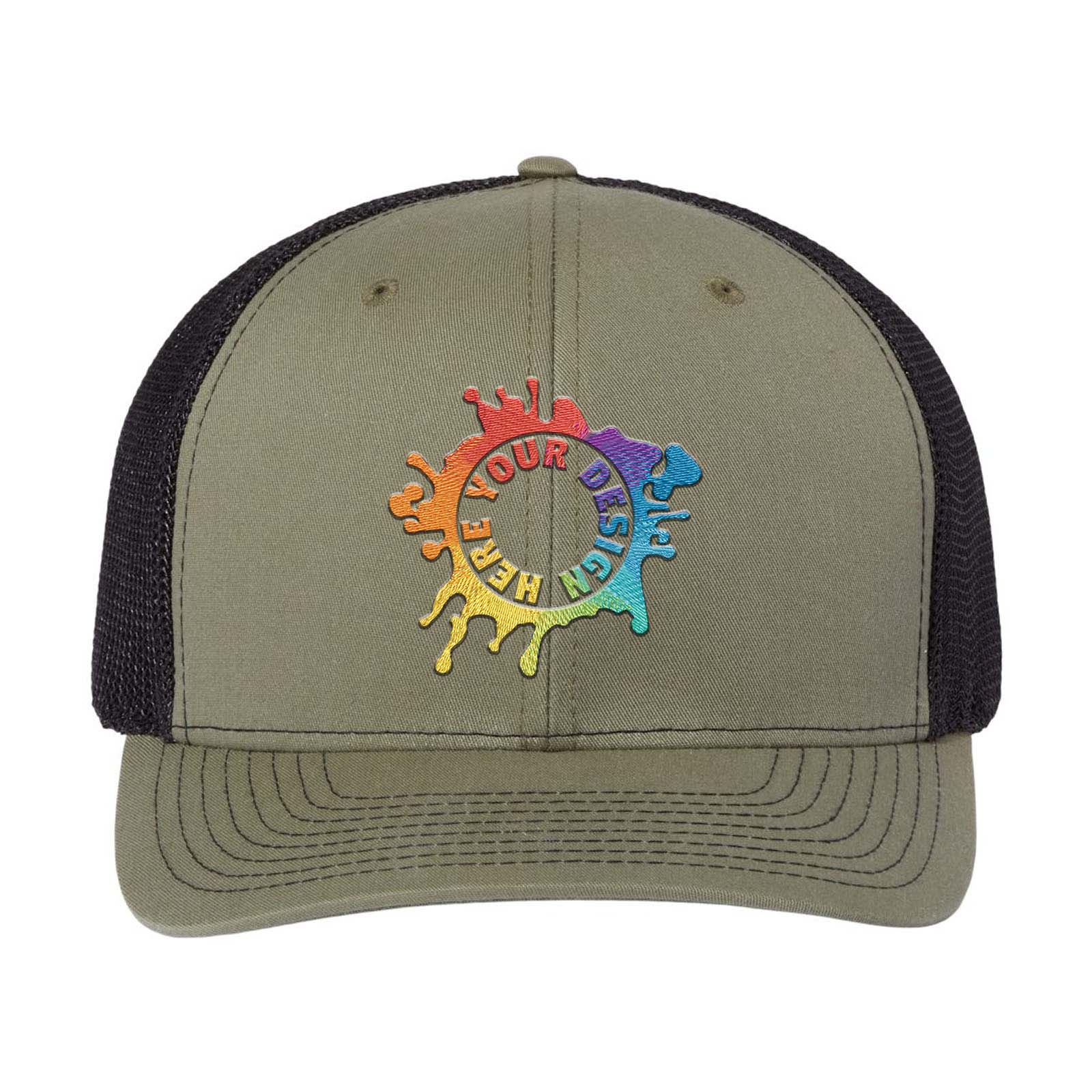 Embroidered Richardson 112+ R-Flex Adjustable Trucker Cap - Mato & Hash