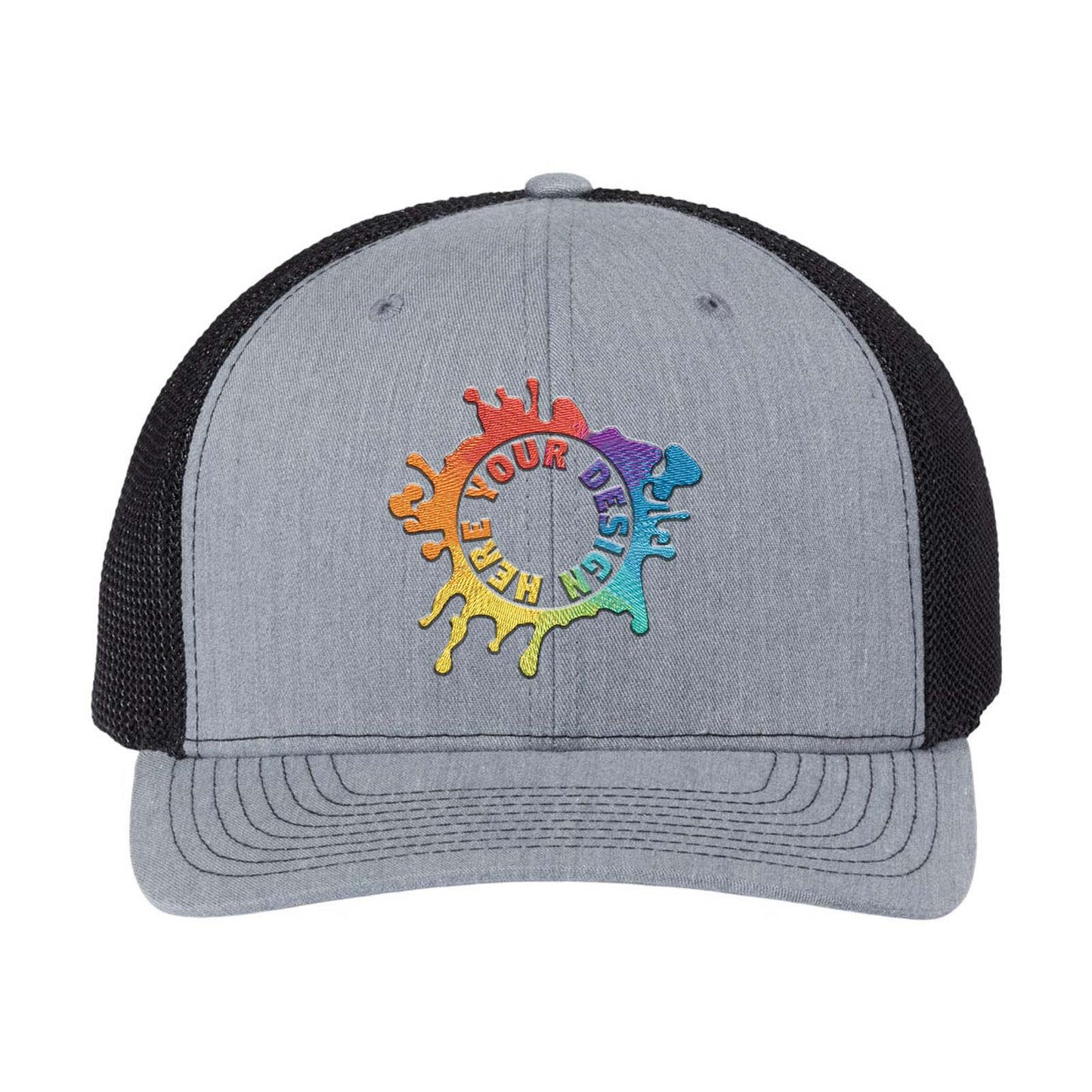 Embroidered Richardson 112+ R-Flex Adjustable Trucker Cap - Mato & Hash