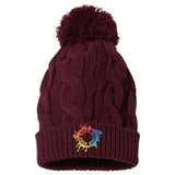 Embroidered Richardson Chunk Twist Cuffed Beanie - Mato & Hash