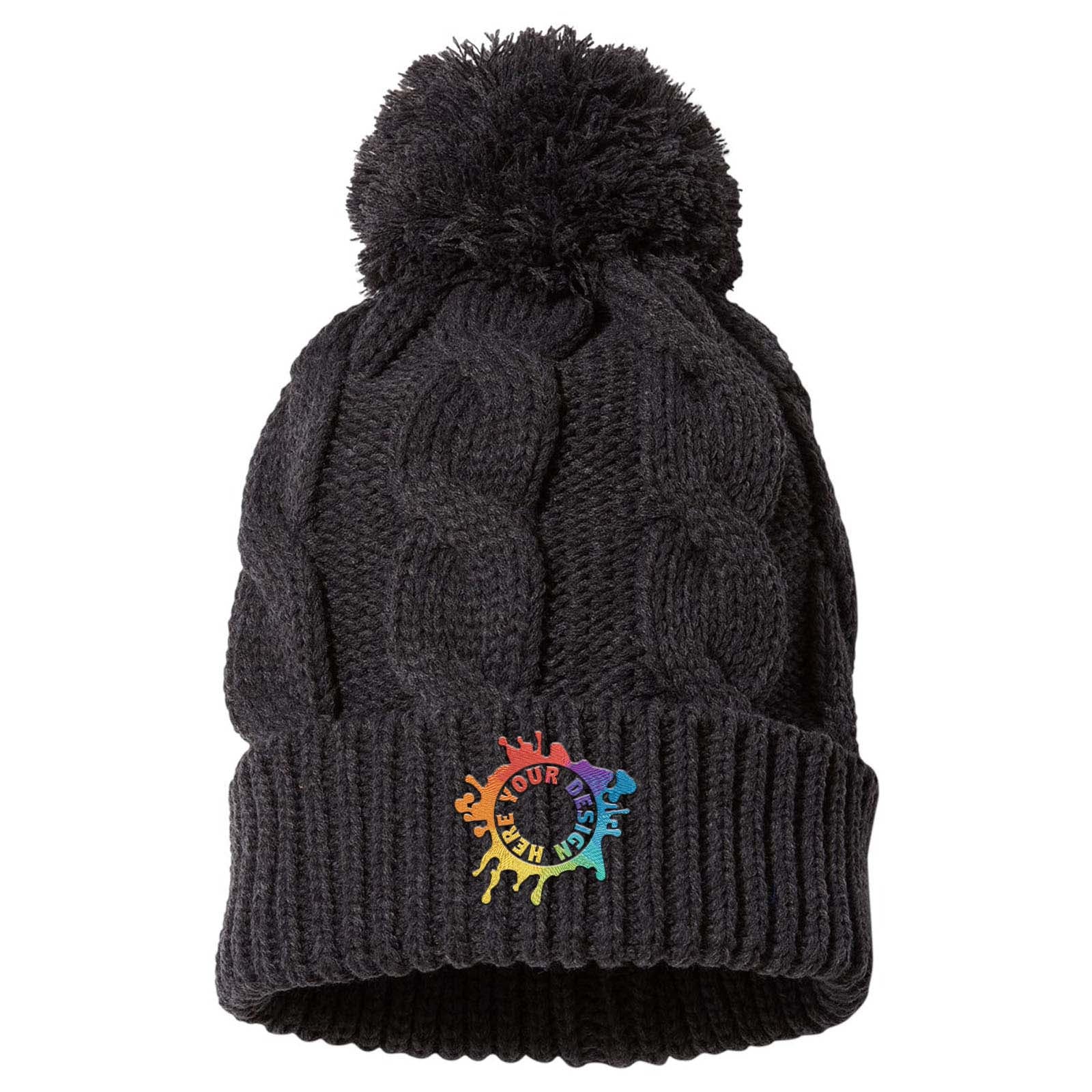 Embroidered Richardson Chunk Twist Cuffed Beanie - Mato & Hash