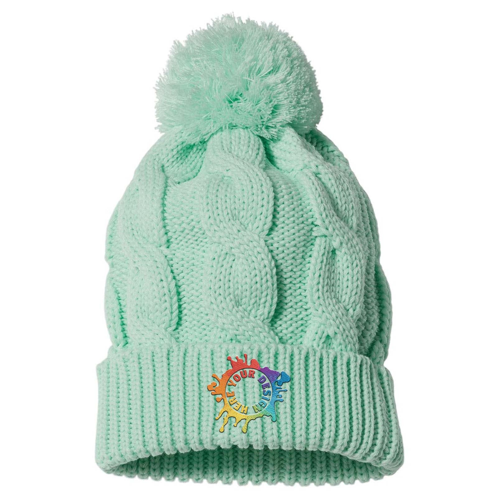 Embroidered Richardson Chunk Twist Cuffed Beanie - Mato & Hash