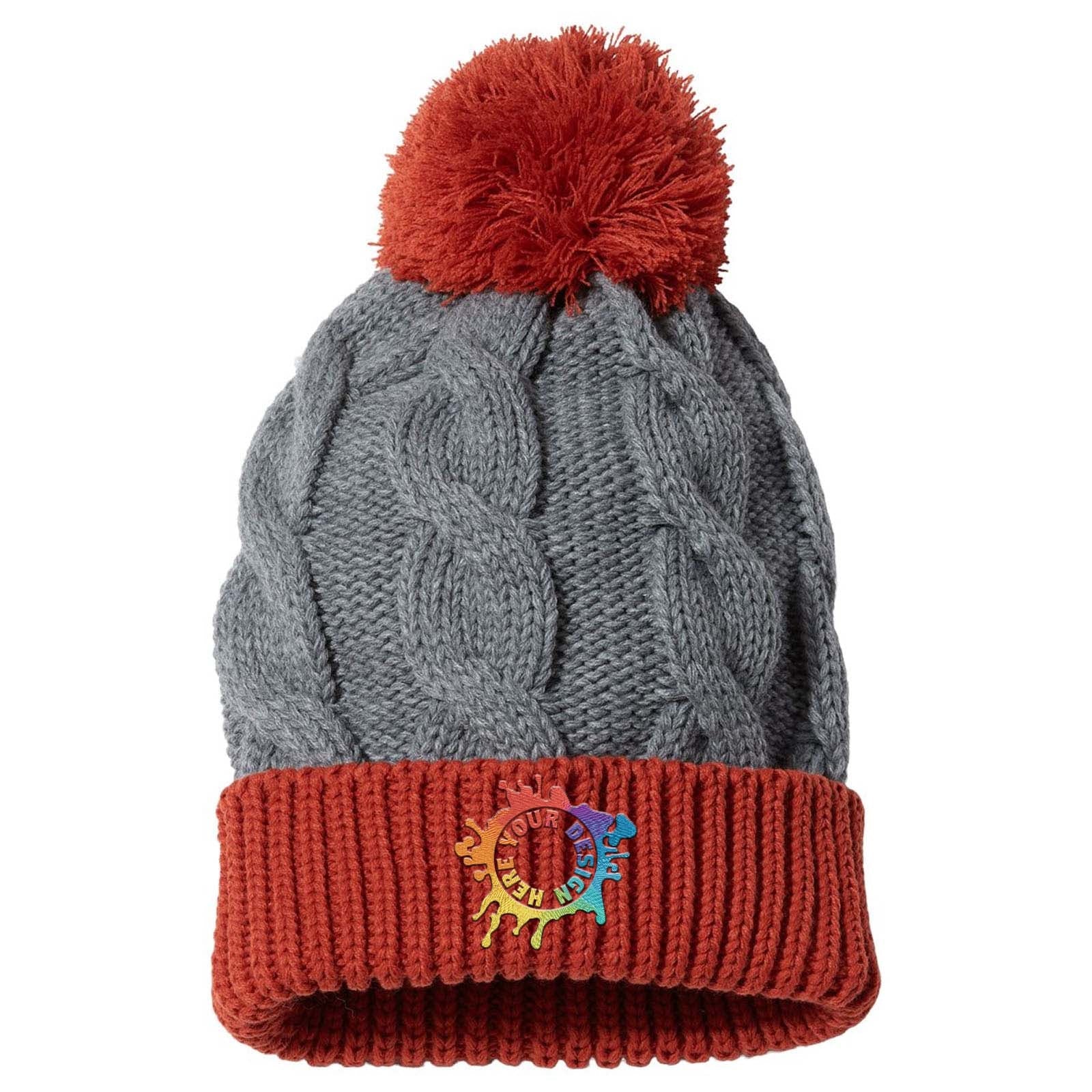 Embroidered Richardson Chunk Twist Cuffed Beanie - Mato & Hash