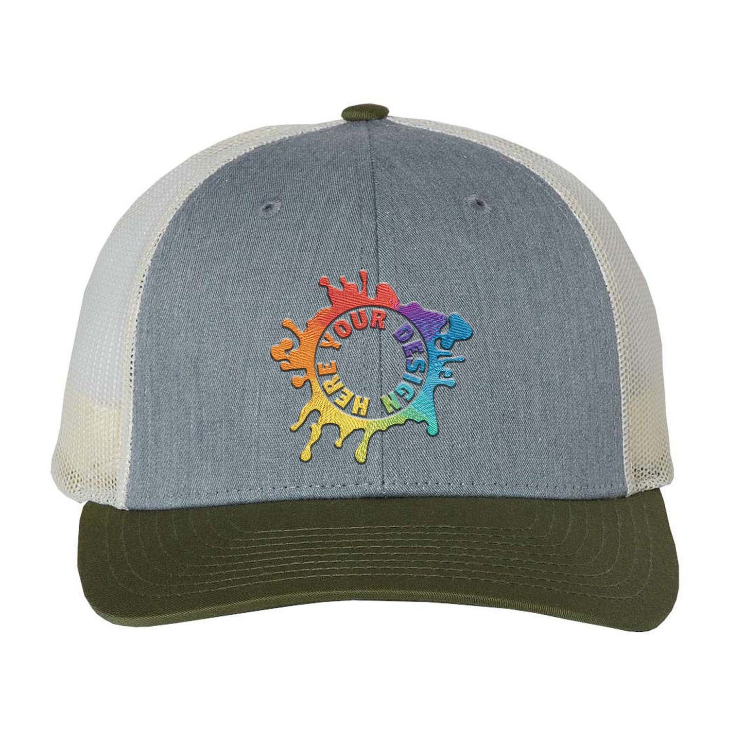 Embroidered Richardson Low Pro Trucker Cap - Mato & Hash