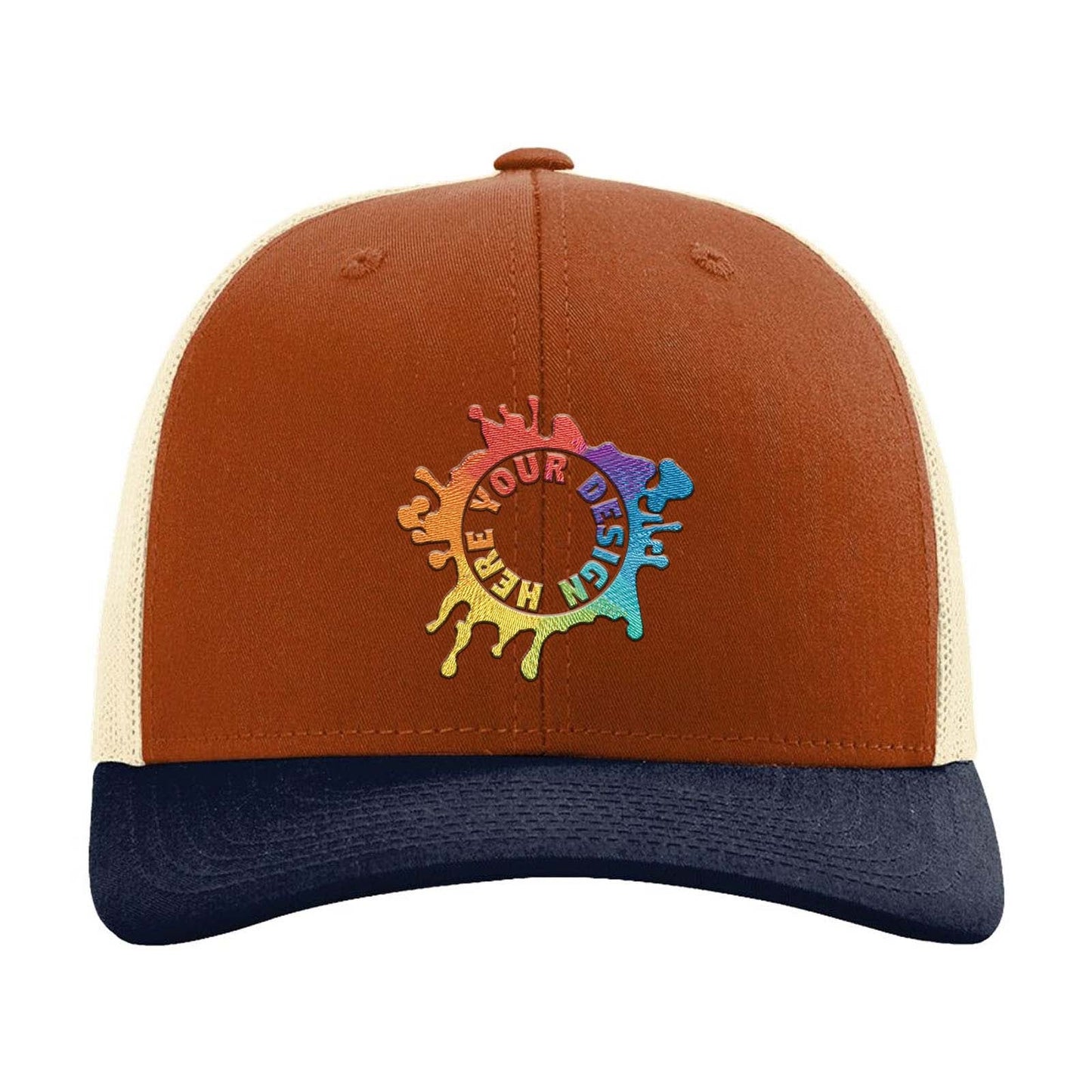 Embroidered Richardson Low Pro Trucker Cap - Mato & Hash