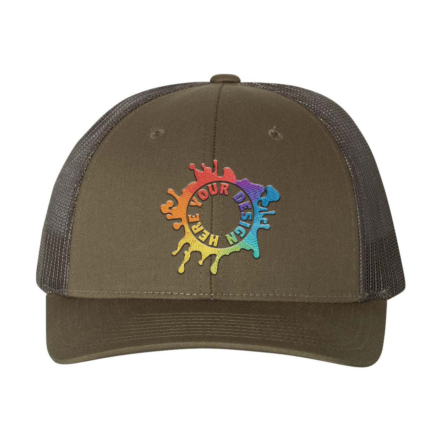 Embroidered Richardson Low Pro Trucker Cap - Mato & Hash