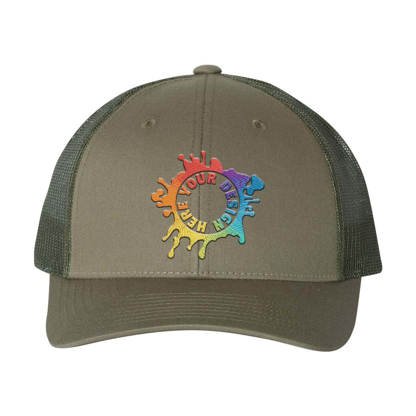 Embroidered Richardson Low Pro Trucker Cap - Mato & Hash